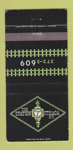 Matchbook Cover - The Station Ithaca NY  30 Strike