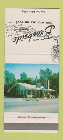 Matchbook Cover - Brookside Restaurant Findlay OH 30 Strike