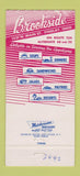 Matchbook Cover - Brookside Restaurant Findlay OH 30 Strike