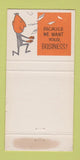 Matchbook Cover - Chief Shoppenagons Motor Hotel Grayling MI 30 Strike