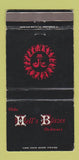 Matchbook Cover - Olde Hell's Blazes South Middleborough MA WEAR 30 Strike