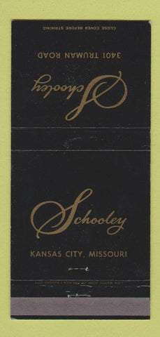 Matchbook Cover - Schooley Kansas City MO Office Furniture Supply 30 Strike