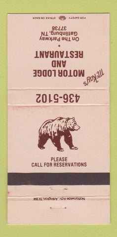 Matchbook Cover - McKay's Motor Lodge Gatlinburg TN WEAR 30 Strike