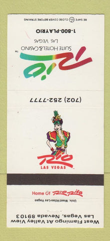 Matchbook Cover - Rio Casino Hotel girlie Las Vegas NV 30 Strike