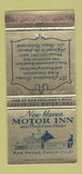 Matchbook Cover - New Haven Motor Inn CT WORN 30 Strike
