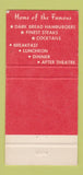 Matchbook Cover - Plato's Place Chicago IL restaurant 30 Strike
