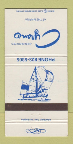 Matchbook Cover - John Oldrate's Cyrano 30 Strike
