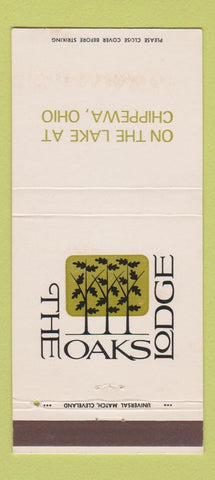 Matchbook Cover - The Oaks Lodge Chippewa OH 30 Strike