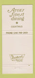 Matchbook Cover - The Oaks Lodge Chippewa OH 30 Strike