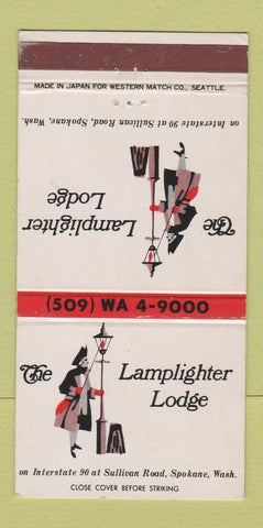 Matchbook Cover - The Lamplighter Lodge Spokane WA 30 Strike