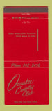 Matchbook Cover - Ozaukee Country Club Mequon WI 30 Strike
