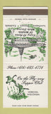 Matchbook Cover - ON the Fly Way Supper Club Horicon WI 30 Strike