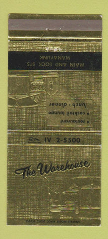 Matchbook Cover - The Warehouse Manayunk PA Philadelphia 30 Strike
