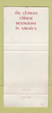 Matchbook Cover - Kee Joon's Chinese Restaurant Burlingame CA WEAR 30 Strike