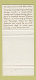 Matchbook Cover - Kim Court Chinese St Catharines ON 30 Strike