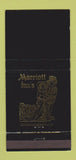 Matchbook Cover Marriott Inn's Twelfth Night Louisville KY Clarksville 30 Strike