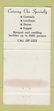 Matchbook Cover - The Pines Manor Edison NJ WEAR 30 Strike