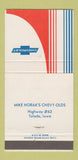 Matchbook Cover - Mike Horak's Chevrolet Oldsmobile Toledo OH 30 Strike