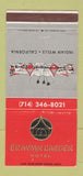 Matchbook Cover - Erawan Garden Hotel Indian Wells CA 30 Strike