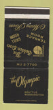 Matchbook Cover - Olympic Hotel Seattle WA WEAR 30 Strike