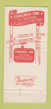 Matchbook Cover - Congress Inn Harrisburg PA WEAR 30 Strike