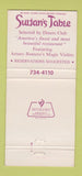 Matchbook Cover - Dunes Hotel Casino Las Vegas NV Sultan's Table 30 Strike