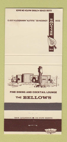 Matchbook Cover - The Bellows Duluth MN 30 Strike