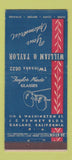 Matchbook Cover - William Taylor Optometrist Glasses Oakland CA 30 Stick