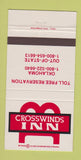 Matchbook Cover - Crosswinds Inn Oklahoma City OK Tulsa 30 Strike
