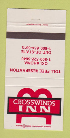 Matchbook Cover - Crosswinds Inn Oklahoma City OK Tulsa 30 Strike