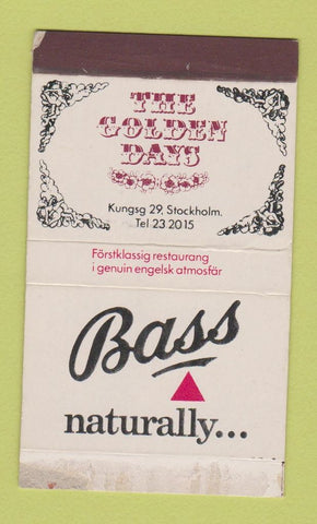 Matchbox - Bass Beer Golden Days Stockholm Sweden WEAR