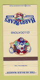 Matchbook Cover - Harry Bear's Burgers Oklahoma City OK 30 Strike
