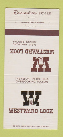 Matchbook Cover - Westward Look Tucson AZ  30 Strike