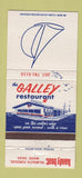 Matchbook Cover - Galley Restaurant Falmouth ME 30 Strike