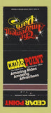 Matchbook Cover - Cedar Point Amusement Park Sandusky OH 30 Strike