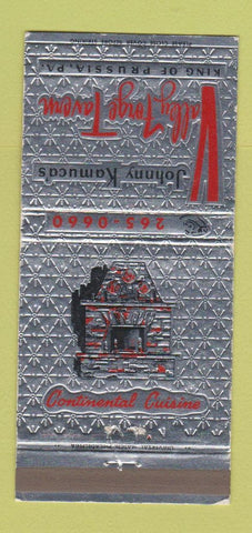 Matchbook Cover Johnny Kamuca's Valley Forge Tavern King of Prussia PA 30 Strike