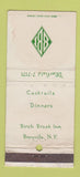 Matchbook Cover - Birch Brook Inn Bronxville NY WEAR 30 Strike