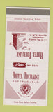 Matchbook Cover - Hotel Touraine Buffalo NY 30 Strike