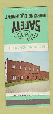 Matchbook Cover - Mecco Safety Marking Equipment Ingomar Pittsburgh PA 30 Strike