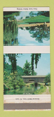 Matchbook Cover - Saucon Valley Building and Loan Hellertown PA WEAR 30 Strike