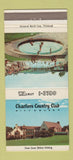 Matchbook Cover - Chartiers Country Club Pittsburgh PA 30 Strike
