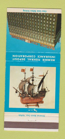 Matchbook Cover - Marine Trust Company 30 Strike