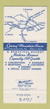 Matchbook Cover - Spring Mountain House Schwenksville PA 30 Strike