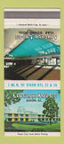 Matchbook Cover - Lincoln Lodge Dixon IL 30 Strike