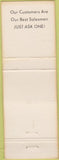 Matchbook Cover - Datsun Saab Volvo Cars Bay City MI white
