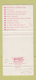 Matchbook Cover - Chicago Pneumatic New York City 30 Strike