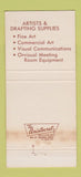 Matchbook Cover - Palette Shop Milwaukee WI Art Supply 30 Strike