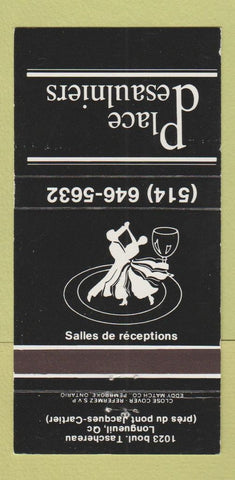 Matchbook Cover - Place Desaulniers Longueuil QC 30 Strike