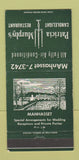 Matchbook Cover - Patrica Murphy's Restaurant Manhasset NY WEAR 30 Strike