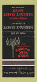 Matchbook Cover - Barbary Coast Restaurant Hoyt Hotel Portland OR WEAR 30 Strike
